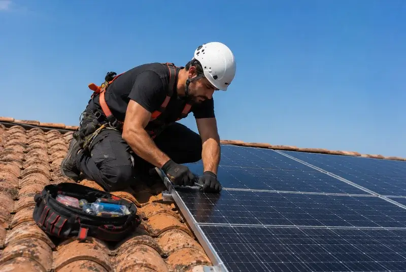Maintenance et monitoring de panneaux solaires à Uxem