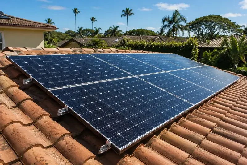 Installation de panneaux solaires à Uxem
